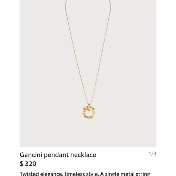 Gold Pendant Necklace